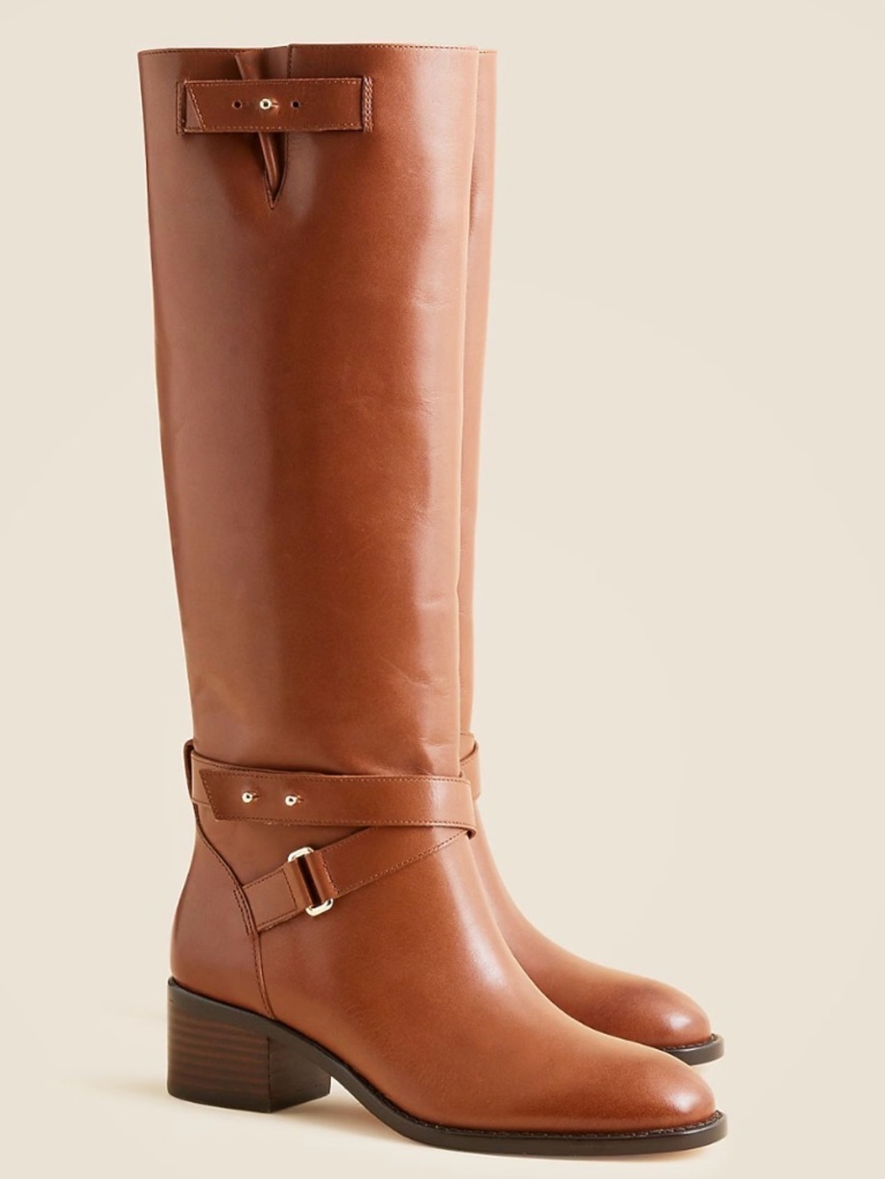 J.Crew Ryder Knee-High Leather Boots
